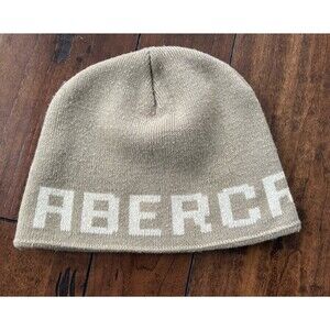 Vintage 90’s Abercrombie and Fitch A&F Wool Blend Tan Beanie